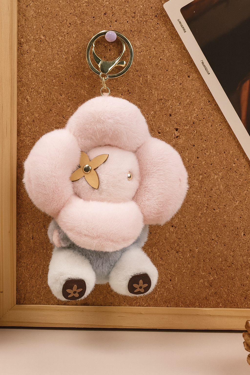 Designer Flower Keychain