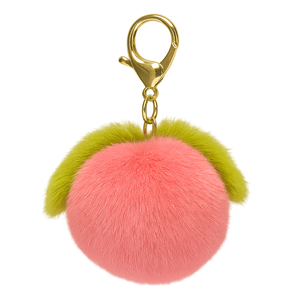 Peachy Plush Keyring