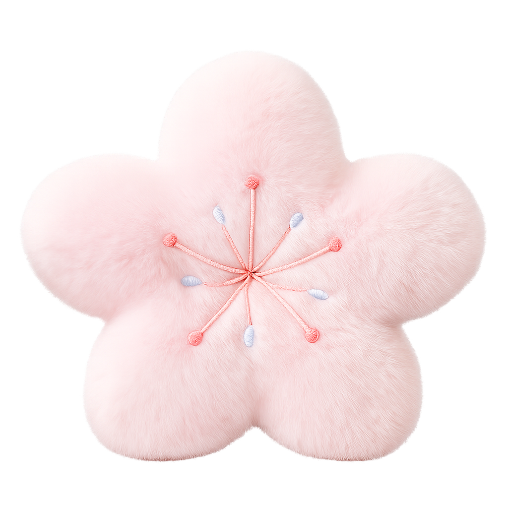 Sakura Flower Pillow